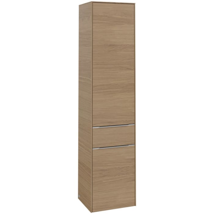 Villeroy & Boch Subway 3.0 Hochschrank 40 x 171 cm mit 1 Auszug und 2 Türen, Anschlag links