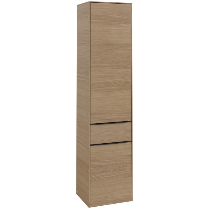 Villeroy & Boch Subway 3.0 Hochschrank 40 x 171 cm mit 1 Auszug und 2 Türen, Anschlag links