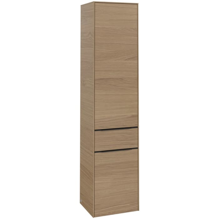 Villeroy & Boch Subway 3.0 Hochschrank 40 x 171 cm mit 1 Auszug und 2 Türen, Anschlag rechts