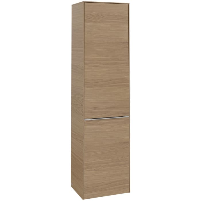 Villeroy & Boch Subway 3.0 Hochschrank 45 x 171 cm mit 1 Wäscheklappe und 1 Tür, Anschlag links