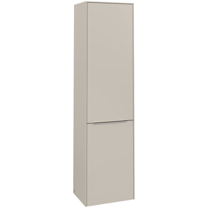 Villeroy & Boch Subway 3.0 Hochschrank 45 x 171 cm mit 1 Wäscheklappe und 1 Tür, Anschlag links