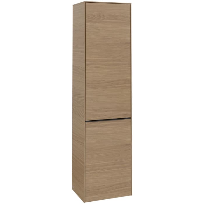 Villeroy & Boch Subway 3.0 Hochschrank 45 x 171 cm mit 1 Wäscheklappe und 1 Tür, Anschlag links