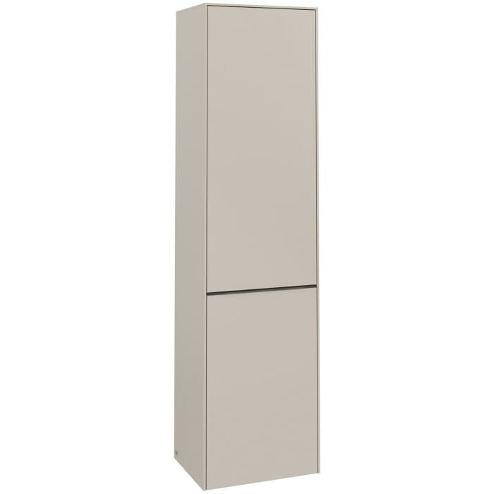 Villeroy & Boch Subway 3.0 Hochschrank 45 x 171 cm mit 1 Wäscheklappe und 1 Tür, Anschlag rechts