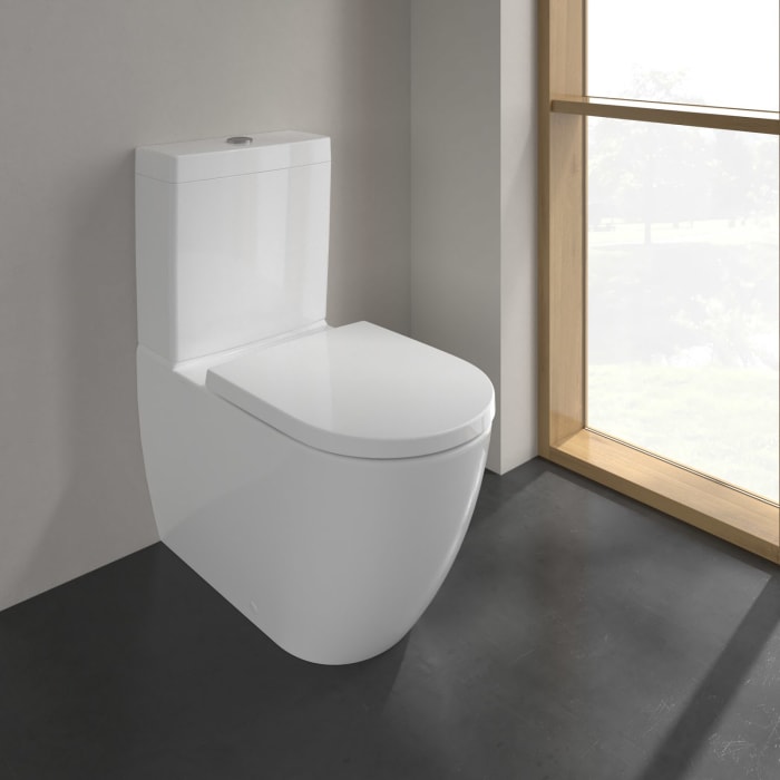 Villeroy & Boch Subway 3.0 Tiefspül-WC spülrandlos für Kombination, bodenstehend, mit TwistFlush