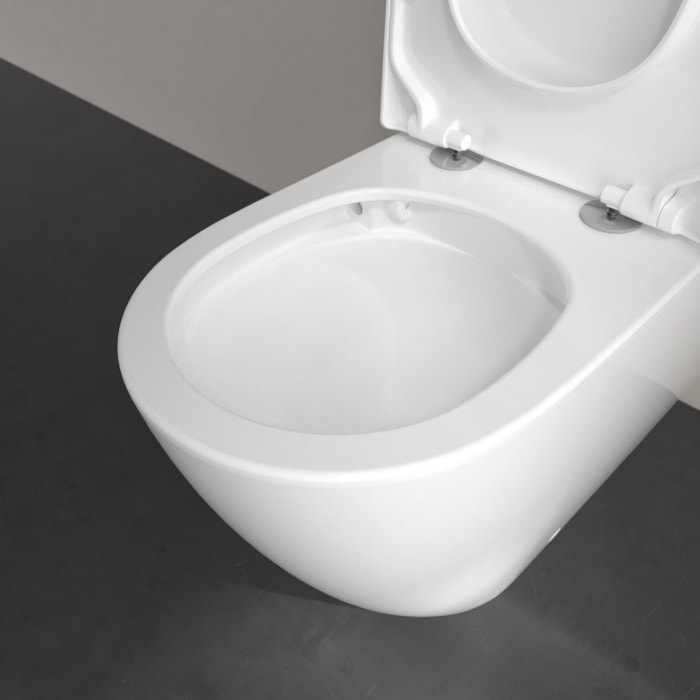 Villeroy & Boch Subway 3.0 Tiefspül-WC spülrandlos für Kombination, bodenstehend, mit TwistFlush