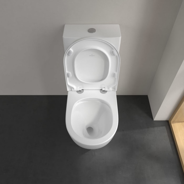 Villeroy & Boch Subway 3.0 Tiefspül-WC spülrandlos für Kombination, bodenstehend, mit TwistFlush