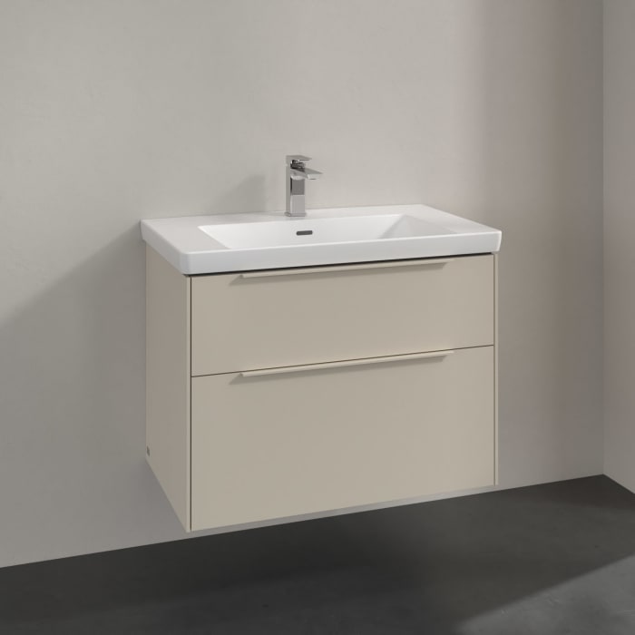 Villeroy & Boch Subway 3.0 Waschtischunterschrank 77,2 cm, 2 Auszüge, ohne LED-Beleuchtung