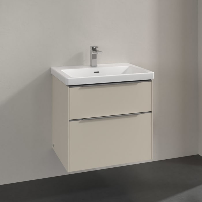 Villeroy & Boch Subway 3.0 Waschtischunterschrank 62,2 cm, 2 Auszüge, ohne LED-Beleuchtung