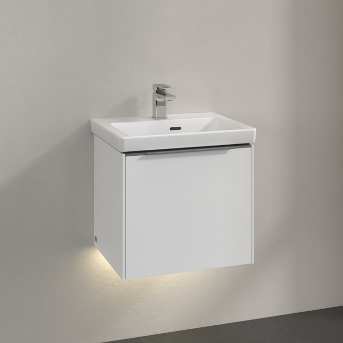 Villeroy & Boch Subway 3.0 Waschtischunterschrank 47,3 cm, 1 Auszug, mit LED-Beleuchtung
