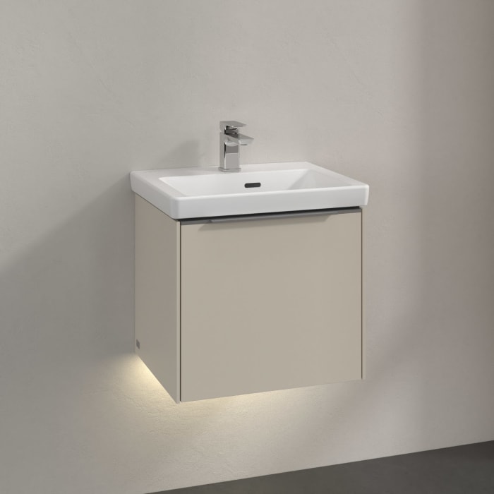 Villeroy & Boch Subway 3.0 Waschtischunterschrank 47,3 cm, 1 Auszug, mit LED-Beleuchtung