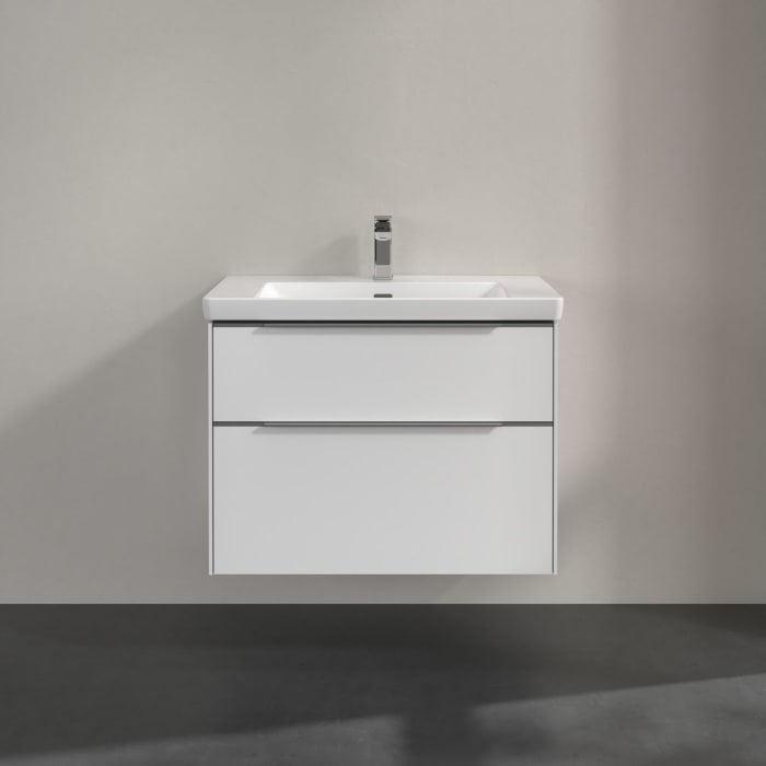Villeroy & Boch Subway 3.0 Waschtischunterschrank 77,2 cm, 2 Auszüge, mit LED-Beleuchtung