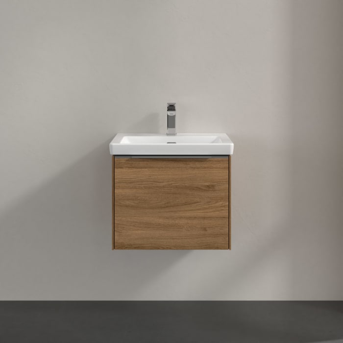 Villeroy & Boch Subway 3.0 Waschtischunterschrank 52,3 cm, 1 Auszug, mit LED-Beleuchtung