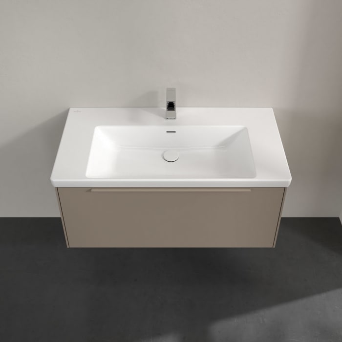 Villeroy & Boch Subway 3.0 Waschtischunterschrank 97,3 cm, 1 Auszug, mit LED-Beleuchtung