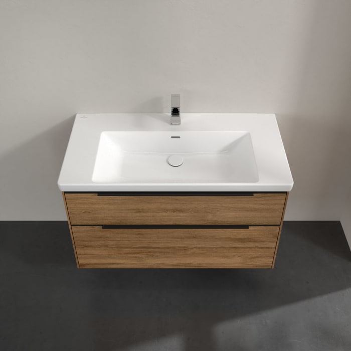 Villeroy & Boch Subway 3.0 Waschtischunterschrank 97,3 cm, 2 Auszüge, ohne LED-Beleuchtung