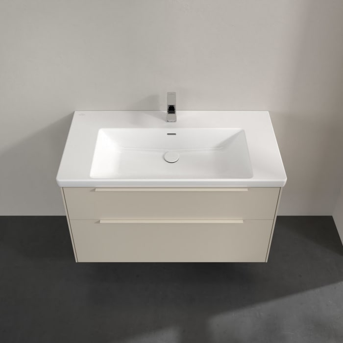 Villeroy & Boch Subway 3.0 Waschtischunterschrank 97,3 cm, 2 Auszüge, ohne LED-Beleuchtung