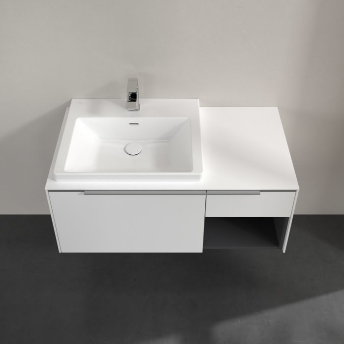 Villeroy & Boch Subway 3.0 Waschtischunterschrank 100,1 cm, 2 Auszüge und Regal rechts, ohne LED-Beleuchtung