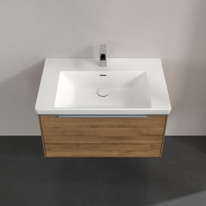 Villeroy & Boch Subway 3.0 Waschtischunterschrank 77,2 cm, 1 Auszug, mit LED-Beleuchtung