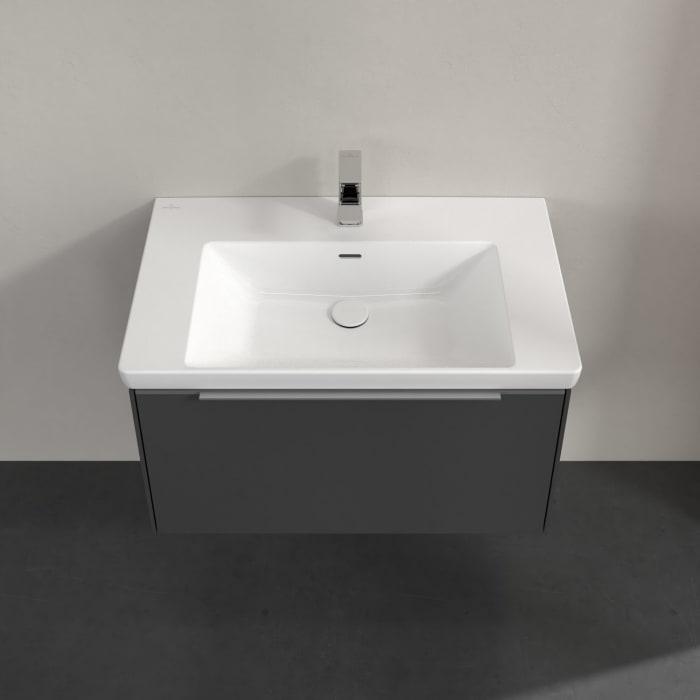 Villeroy & Boch Subway 3.0 Waschtischunterschrank 77,2 cm, 1 Auszug, mit LED-Beleuchtung