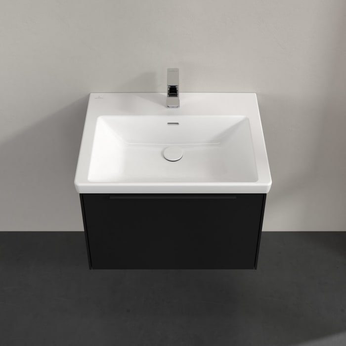 Villeroy & Boch Subway 3.0 Waschtischunterschrank 62,2 cm, 1 Auszug, mit LED-Beleuchtung