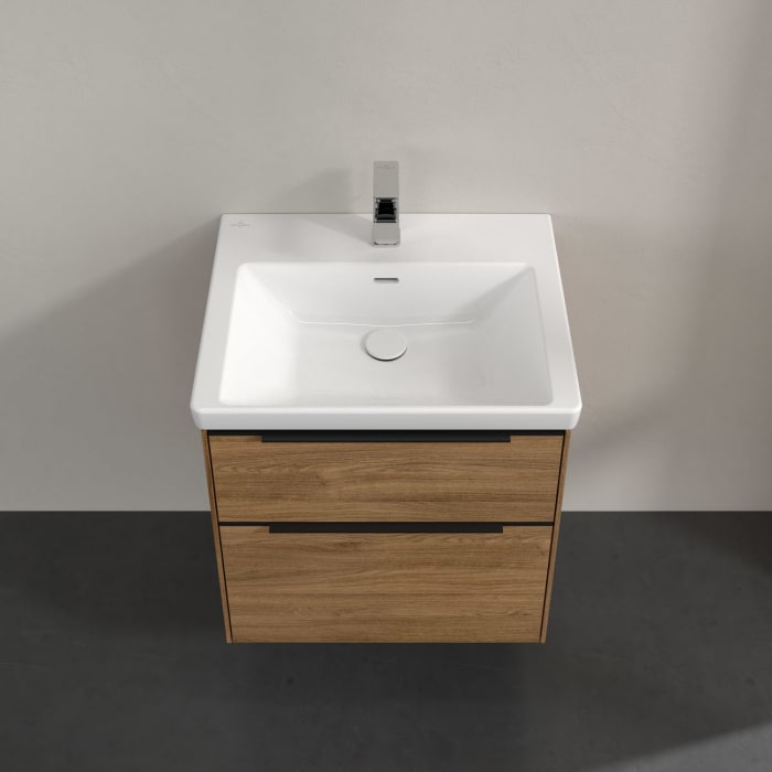 Villeroy & Boch Subway 3.0 Waschtischunterschrank 57,2 cm, 2 Auszüge, ohne LED-Beleuchtung