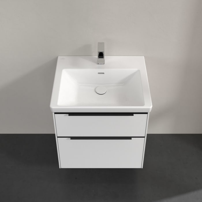 Villeroy & Boch Subway 3.0 Waschtischunterschrank 57,2 cm, 2 Auszüge, ohne LED-Beleuchtung