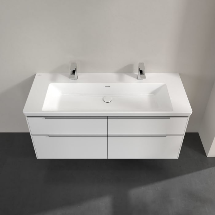 Villeroy & Boch Subway 3.0 Waschtischunterschrank 127,2 cm, 4 Auszüge, ohne LED-Beleuchtung