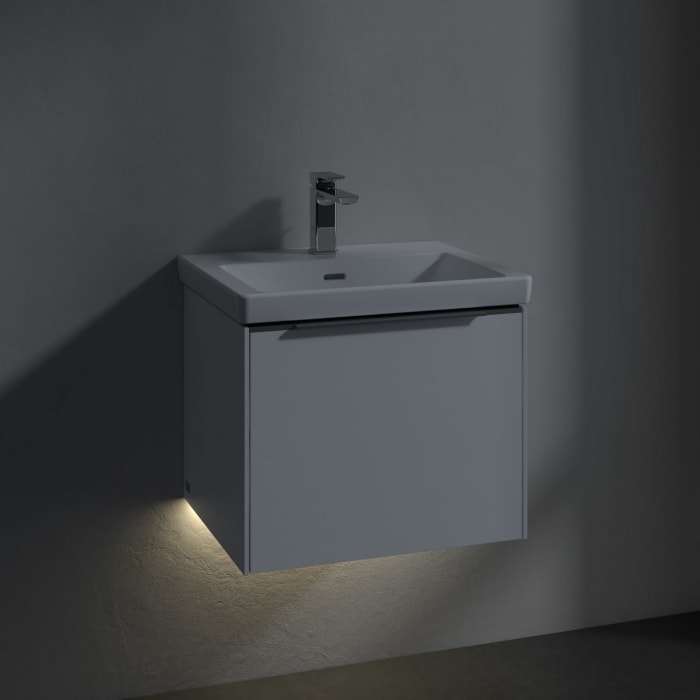 Villeroy & Boch Subway 3.0 Waschtischunterschrank 52,3 cm, 1 Auszug, mit LED-Beleuchtung