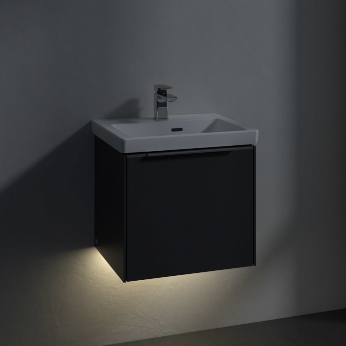 Villeroy & Boch Subway 3.0 Waschtischunterschrank 47,3 cm, 1 Auszug, mit LED-Beleuchtung