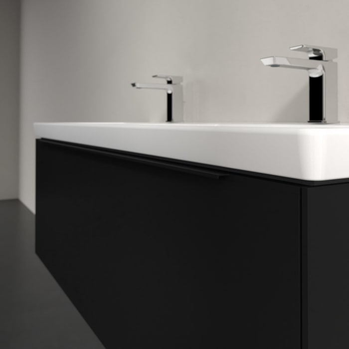 Villeroy & Boch Subway 3.0 Waschtischunterschrank 127,2 cm, 2 Auszüge, ohne LED-Beleuchtung, für Doppel-Waschtisch