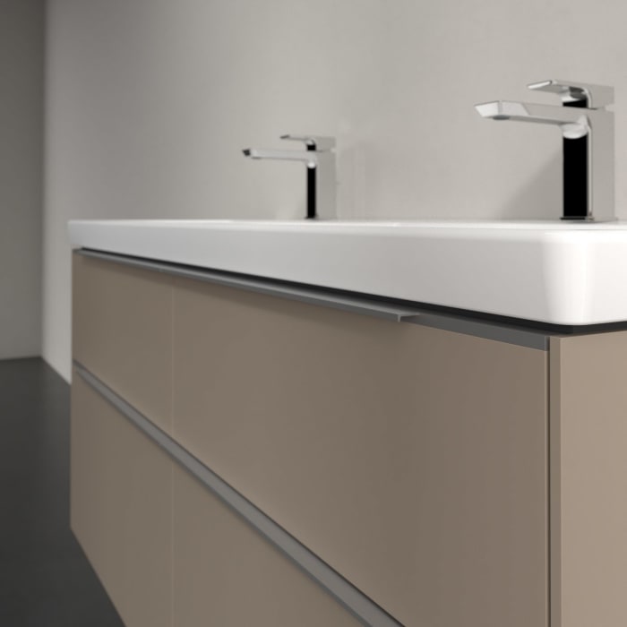 Villeroy & Boch Subway 3.0 Waschtischunterschrank 127,2 cm, 4 Auszüge, ohne LED-Beleuchtung, für Doppel-Waschtisch