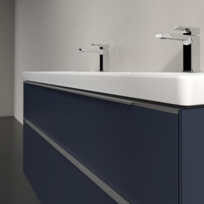 Villeroy & Boch Subway 3.0 Waschtischunterschrank 127,2 cm, 4 Auszüge, ohne LED-Beleuchtung, für Doppel-Waschtisch