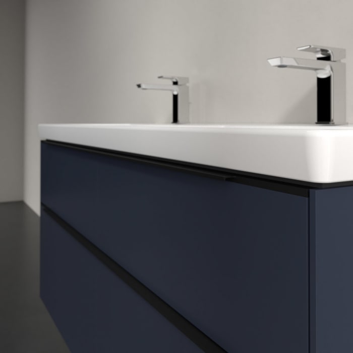 Villeroy & Boch Subway 3.0 Waschtischunterschrank 127,2 cm, 4 Auszüge, mit LED-Beleuchtung, für Doppel-Waschtisch