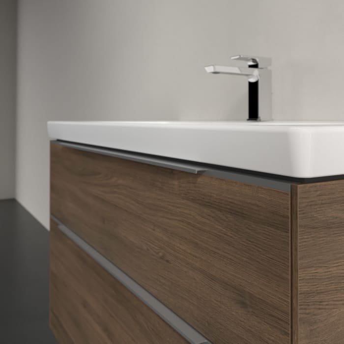 Villeroy & Boch Subway 3.0 Waschtischunterschrank 97,3 cm, 2 Auszüge, mit LED-Beleuchtung