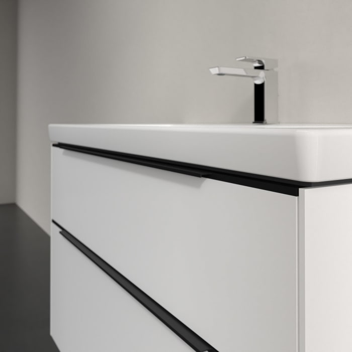 Villeroy & Boch Subway 3.0 Waschtischunterschrank 97,3 cm, 2 Auszüge, mit LED-Beleuchtung