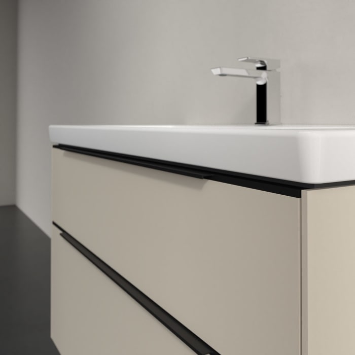 Villeroy & Boch Subway 3.0 Waschtischunterschrank 97,3 cm, 2 Auszüge, mit LED-Beleuchtung