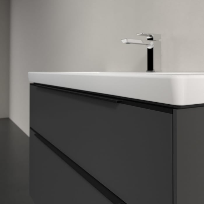 Villeroy & Boch Subway 3.0 Waschtischunterschrank 97,3 cm, 2 Auszüge, mit LED-Beleuchtung