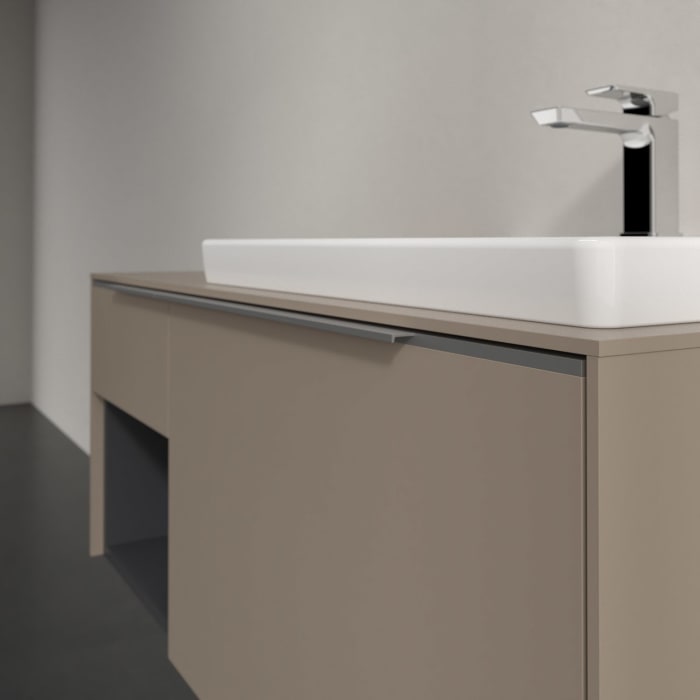 Villeroy & Boch Subway 3.0 Waschtischunterschrank 100,1 cm, 2 Auszüge und Regal links, ohne LED-Beleuchtung