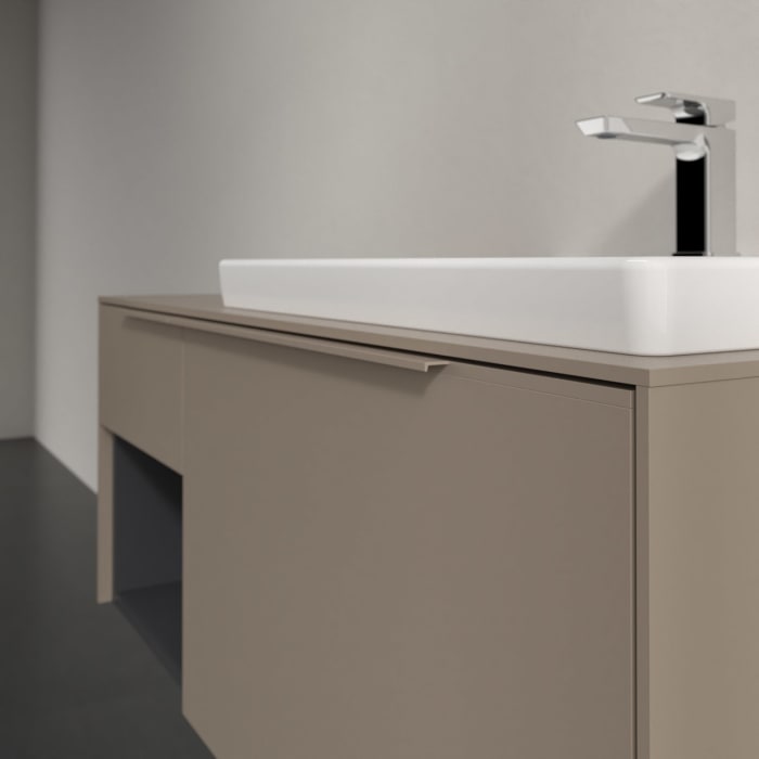 Villeroy & Boch Subway 3.0 Waschtischunterschrank 100,1 cm, 2 Auszüge und Regal links, ohne LED-Beleuchtung