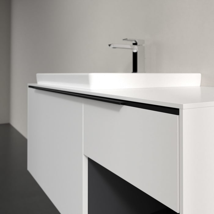 Villeroy & Boch Subway 3.0 Waschtischunterschrank 100,1 cm, 2 Auszüge und Regal rechts, ohne LED-Beleuchtung