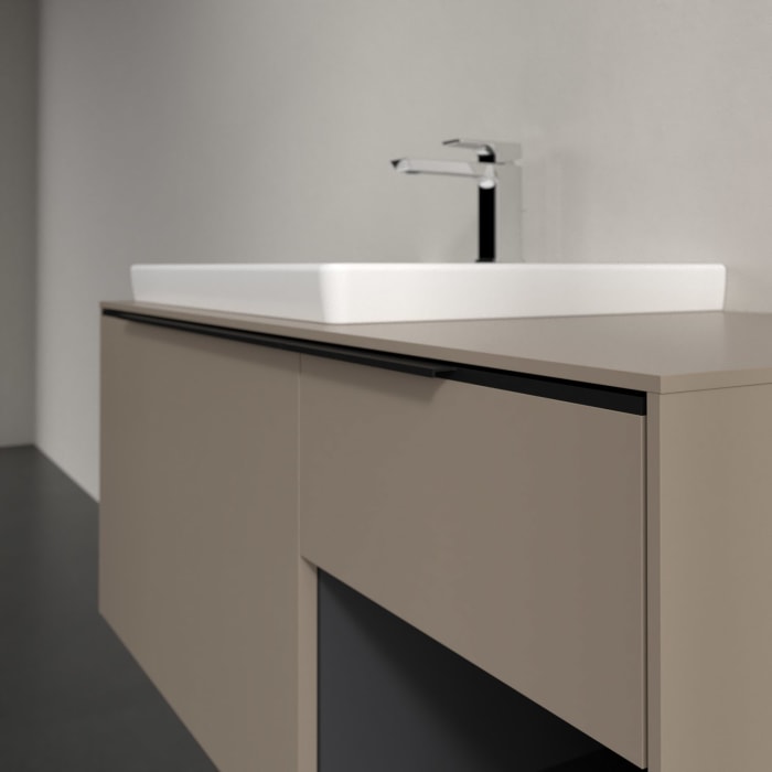 Villeroy & Boch Subway 3.0 Waschtischunterschrank 100,1 cm, 2 Auszüge und Regal rechts, ohne LED-Beleuchtung