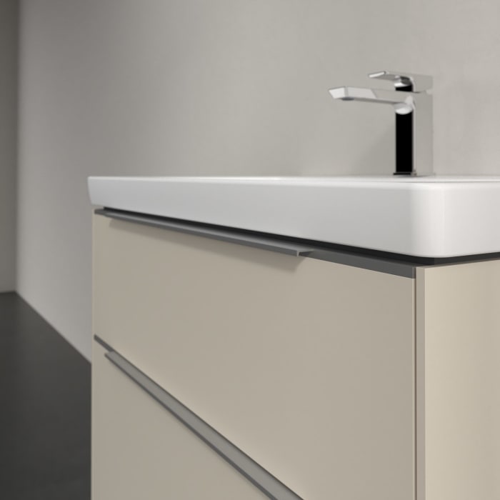 Villeroy & Boch Subway 3.0 Waschtischunterschrank 77,2 cm, 2 Auszüge, mit LED-Beleuchtung