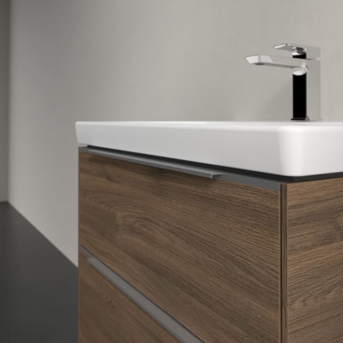 Villeroy & Boch Subway 3.0 Waschtischunterschrank 62,2 cm, 2 Auszüge, mit LED-Beleuchtung