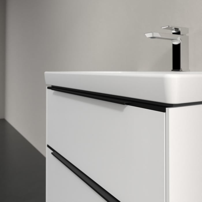 Villeroy & Boch Subway 3.0 Waschtischunterschrank 62,2 cm, 2 Auszüge, mit LED-Beleuchtung