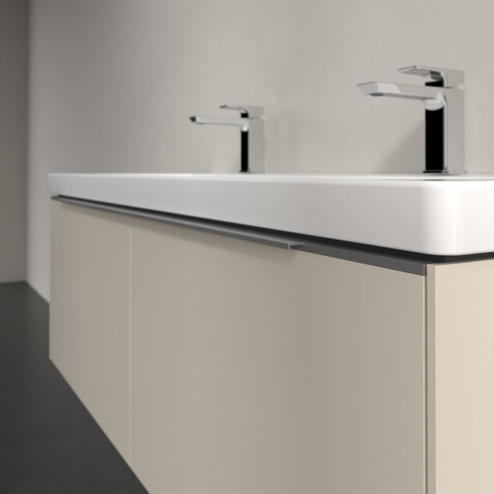 Villeroy & Boch Subway 3.0 Waschtischunterschrank 127,2 cm, 2 Auszüge, ohne LED-Beleuchtung