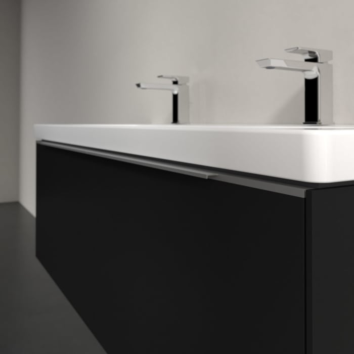 Villeroy & Boch Subway 3.0 Waschtischunterschrank 127,2 cm, 2 Auszüge, mit LED-Beleuchtung