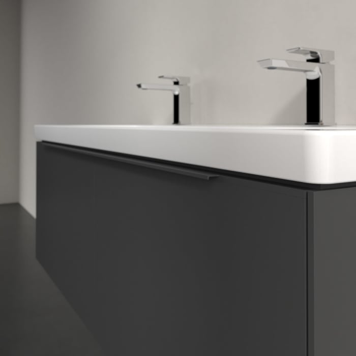 Villeroy & Boch Subway 3.0 Waschtischunterschrank 127,2 cm, 2 Auszüge, mit LED-Beleuchtung