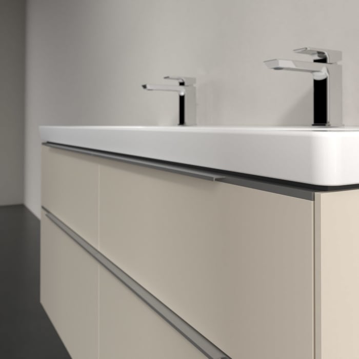 Villeroy & Boch Subway 3.0 Waschtischunterschrank 127,2 cm, 4 Auszüge, mit LED-Beleuchtung