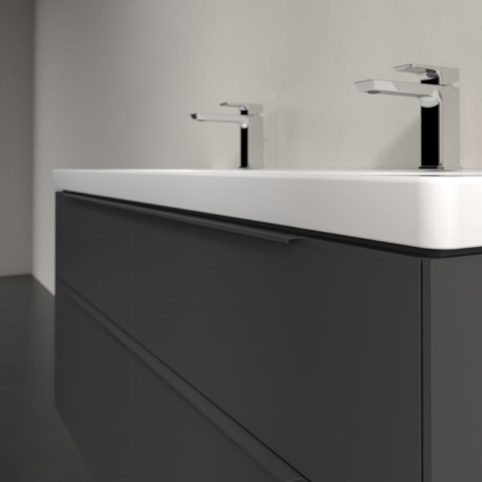 Villeroy & Boch Subway 3.0 Waschtischunterschrank 127,2 cm, 4 Auszüge, mit LED-Beleuchtung