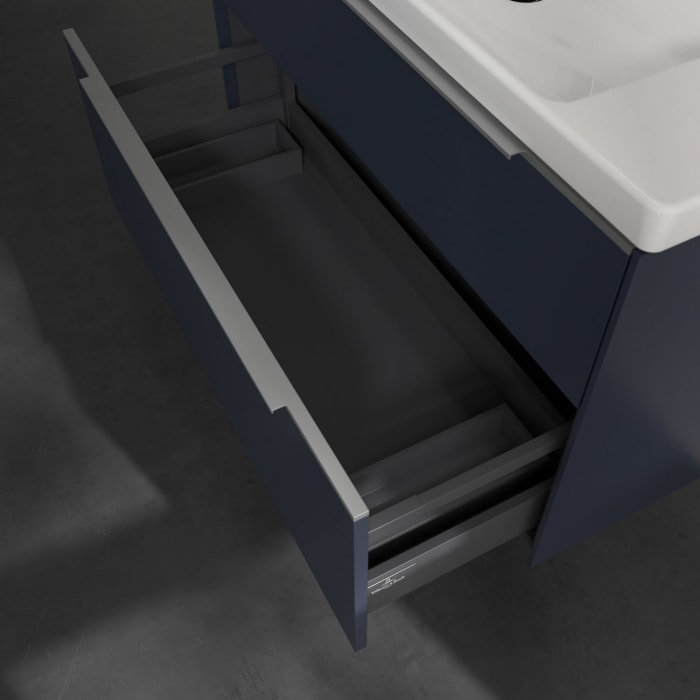 Villeroy & Boch Subway 3.0 Waschtischunterschrank 97,3 cm, 2 Auszüge, mit LED-Beleuchtung