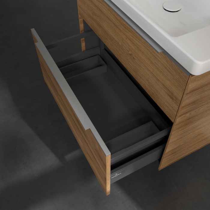 Villeroy & Boch Subway 3.0 Waschtischunterschrank 77,2 cm, 2 Auszüge, ohne LED-Beleuchtung